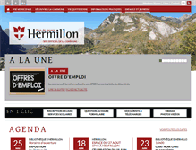 Tablet Screenshot of hermillon.net